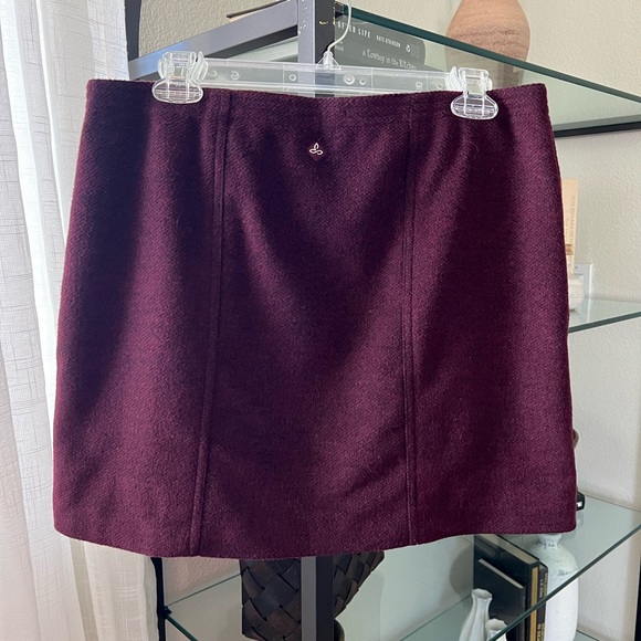 Prana Nicky wool blend mini skirt 8 - Picture 2 of 9